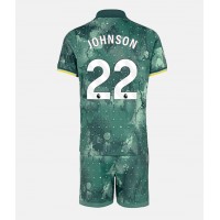 Maglie da calcio Tottenham Hotspur Brennan Johnson #22 Terza Maglia Bambino 2024-25 Manica Corta (+ Pantaloni corti)